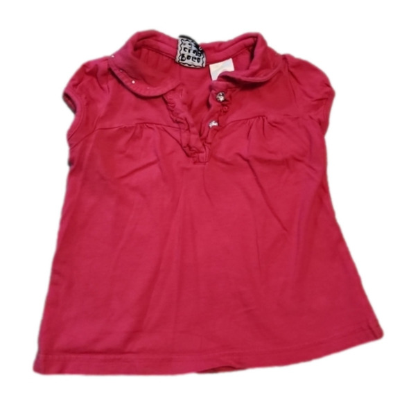 Pogo CLUB OF NY Red Polo Tee - Picture 1 of 2